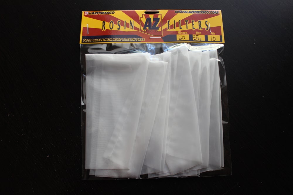 60u - 2.5 x 4.5 Mesh Filter Bags