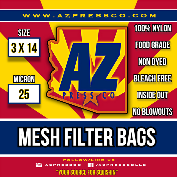 25u - 3 x 14 Mesh Filter Bags