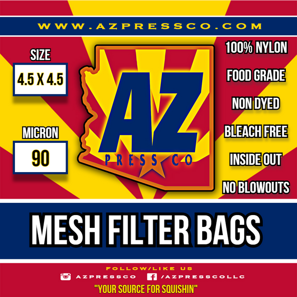 90u - 4.5 x 4.5 Mesh Filter Bags