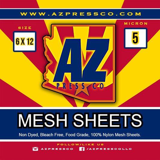 5u 6x12 Pre Cut Nylon Mesh Sheets